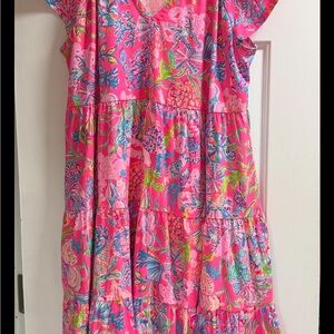 NWT Women’s Lilly Pulitzer Kawai Flutter Sleeve Dress